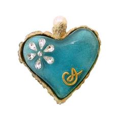 Vintage Christian LaCroix Heart Pin