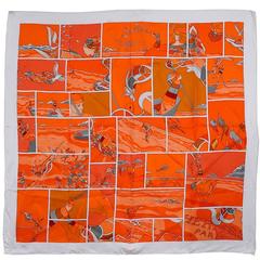 Gorgeous Hermes Silk Scarf
