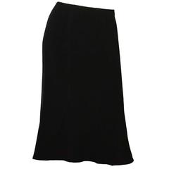 Alexander McQueen Black Pleated Mini Skirt Sz M For Sale at 1stdibs