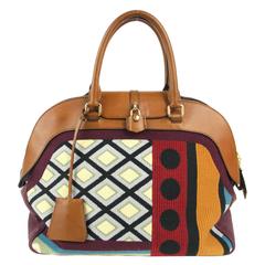 Burberry Prorsum Velvet Bowling Bag 