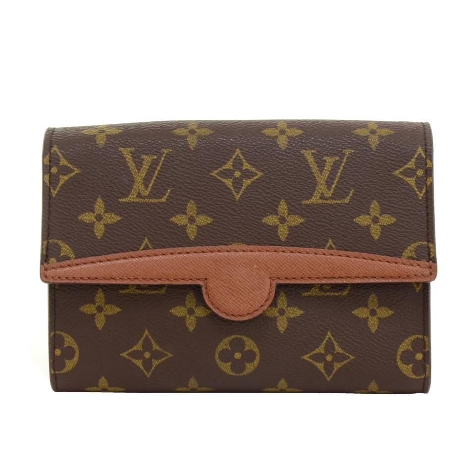 Louis Vuitton Pochette Arche Monogram Canvas Clutch Bag