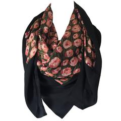 Stunning Art Deco Silk shawl 10