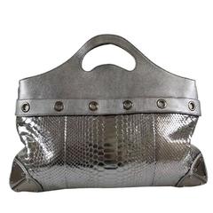 GUCCI Platinum Silver Tote Bag