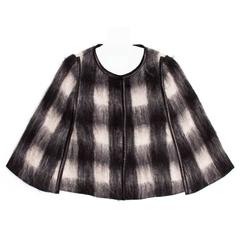 Prada Black & White Mohair Caplet 2