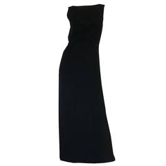 1990s State of Claude Montana Plunging Bare Back Dress 9