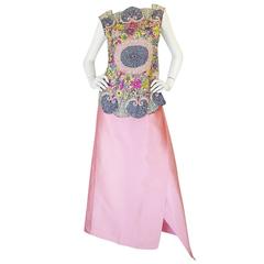 Vintage Emilio Pucci Sequin & Crystal Encrusted Pink Set 9