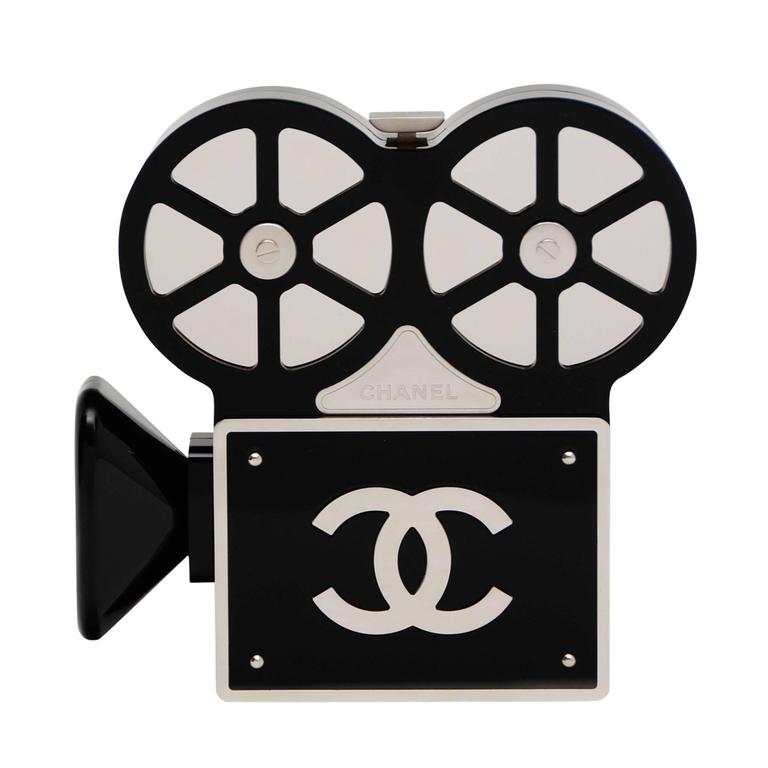 CHANEL Rome 2016 Movie Camera Minaudière Handbag Seen On Mira Duma NEW 1