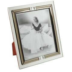Impressive French Vanity Mirrored Picture Photo Frame clear & smoked mirror