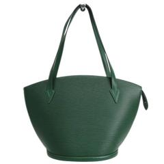 Huge Louis Vuitton Saint Jacques bag handbag in Borneo Green 8