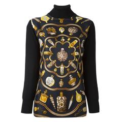 Hermes Vintage Perfume Bottle Print Jumper 4
