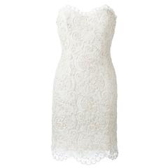 Chanel Strapless Lace Dress 5