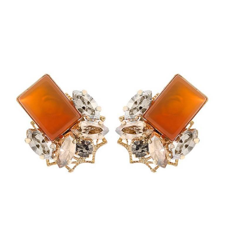 Anton Heunis Carnelian Earrings