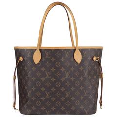 Louis Vuitton Neverfull MM Monogram Canvas Tote Bag with Pochette