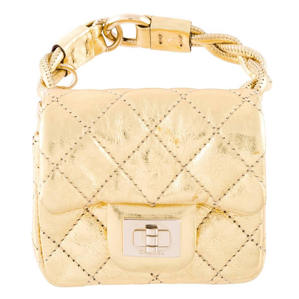 Chanel Vintage Quilted Anklet