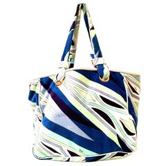 Emilio Pucci Terry Cloth Beach Bag