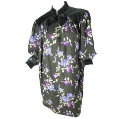 Yves Saint Laurent Rive Gauche Floral Sack Dress 11