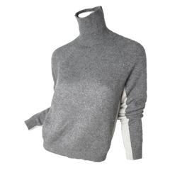 Jil Sander Cashmere Two Tone Sweater
