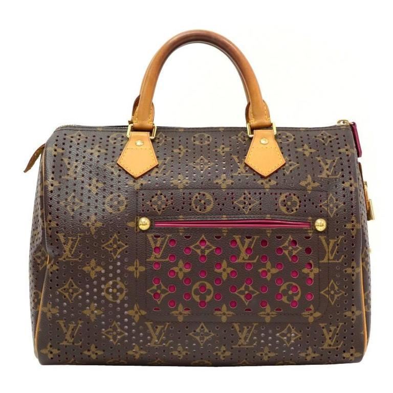 louis vuitton perforated speedy