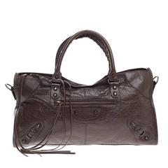 Balenciaga Part Time Classic Studs Leather