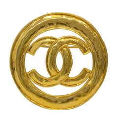 Vintage Spring 1994 Gold Circle Logo Pin