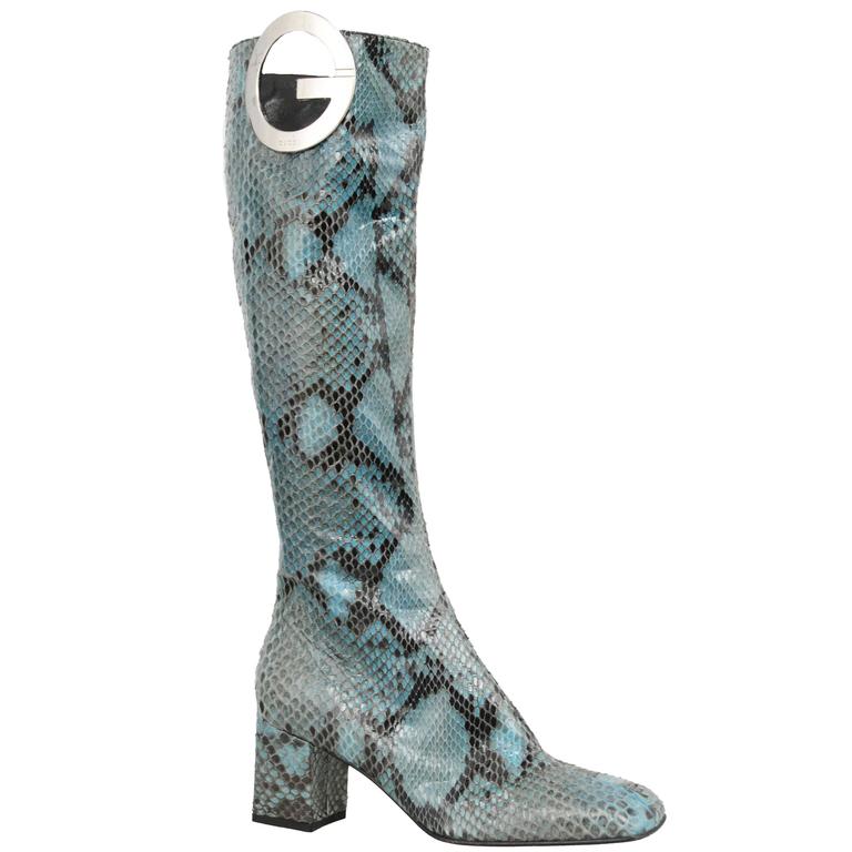 Tom Ford for Gucci Snakeskin G Boots