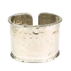 Trigere 1970s Rare Hinged Cuff Bracelet