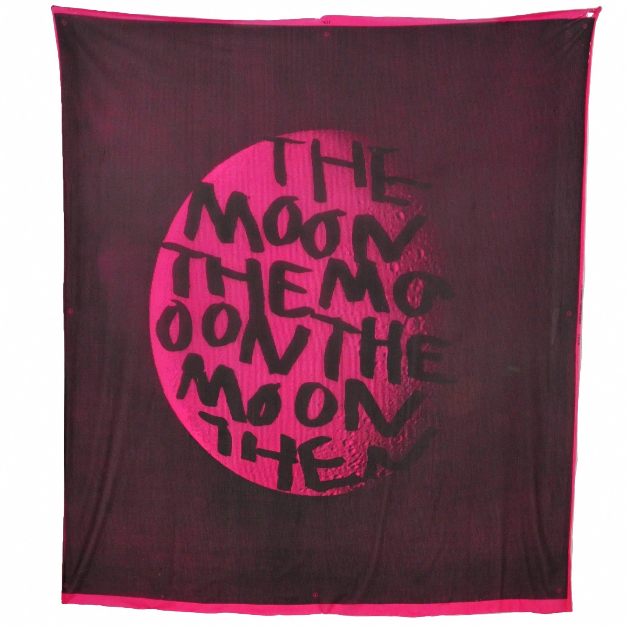 Sprouse Magenta Moon Scarf