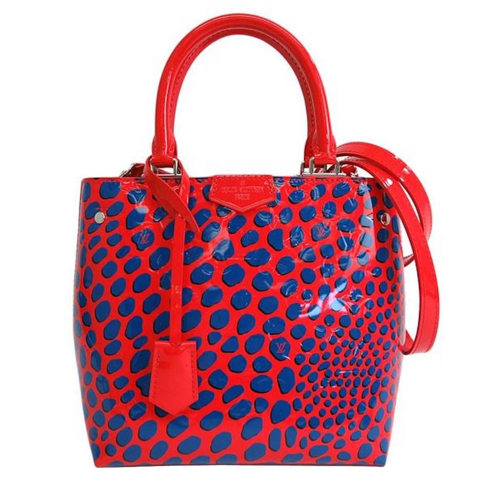 Louis Vuitton Limited Ed. NEW Red Vernis Top Handle Satchel Crossbody Tote Bag
