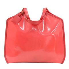 Louis Vuitton Plage Lagoon GM Red Vinyl Beach Bag