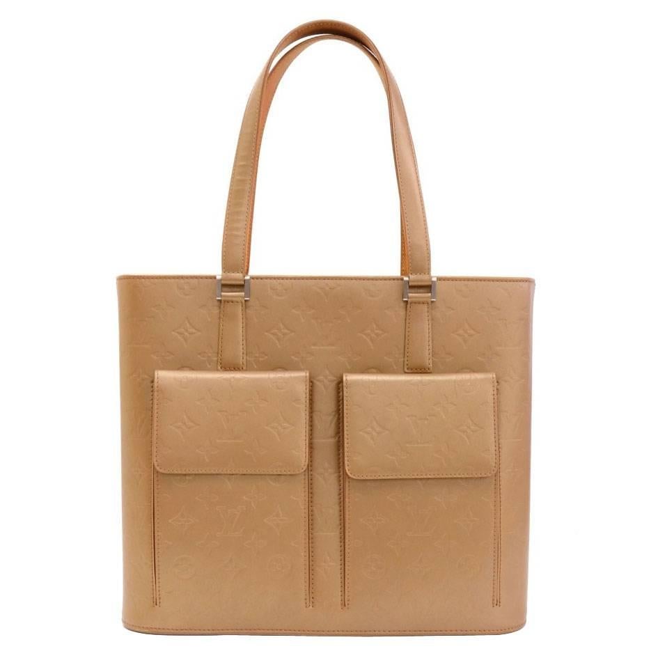 Louis Vuitton Willwood Bronze Monogram Matt Leather Large Shoulder Bag