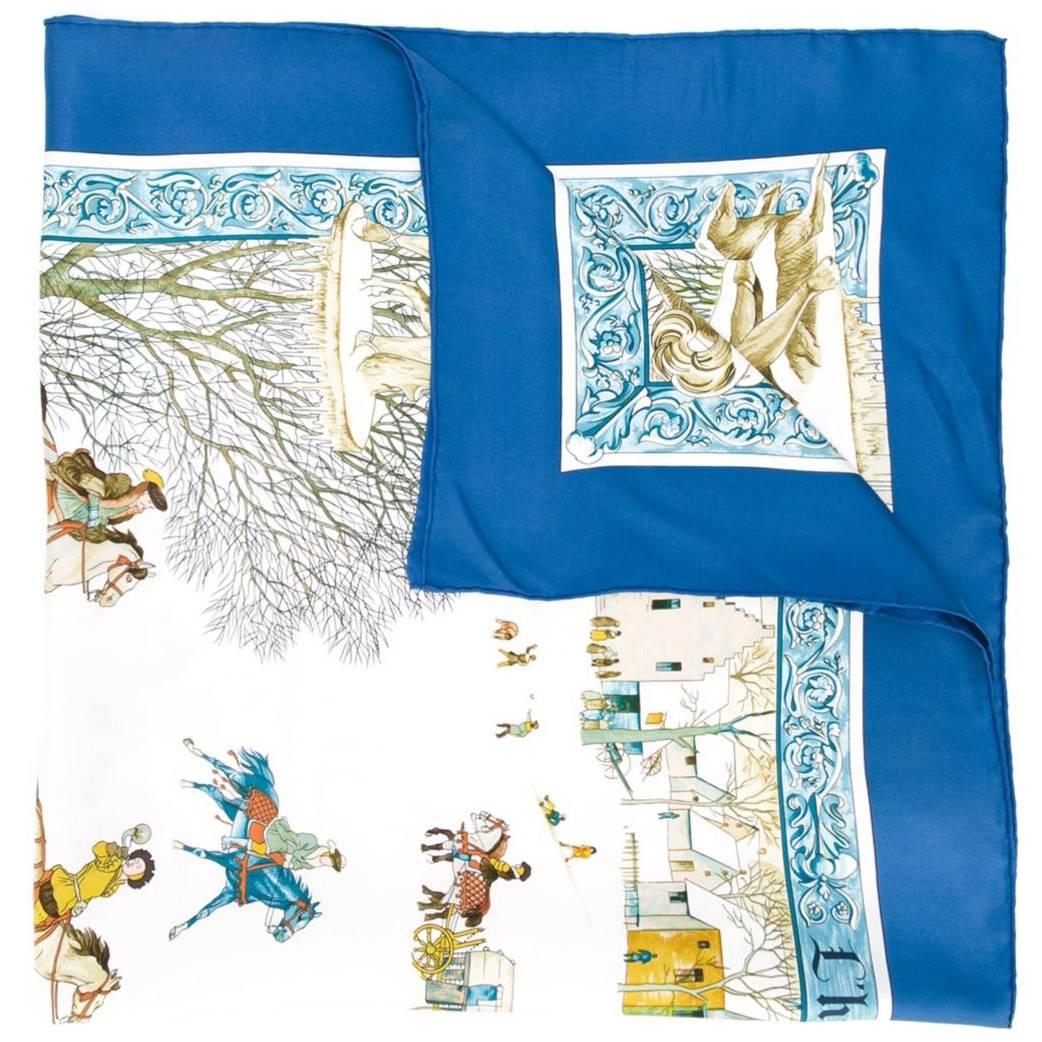 "L'Hiver" Hermes Collectable scarf 1969