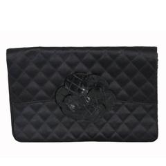 Fabulous Chanel camelia vintage clutch 80s 9