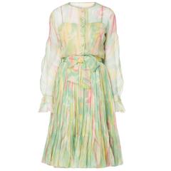 Dior haute couture multicoloured dress, Spring/Summer 1965 12