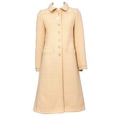 Courreges Peach Wool Coat 1