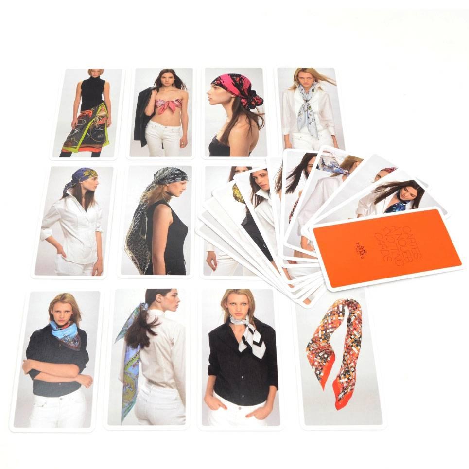 Hermes Cartes A Nouer Knotting Cards Scarf Guide