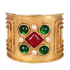 2005 Chanel Gripoix Bracelet Cuff 1