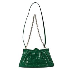 Green Suarez Alligator Handbag