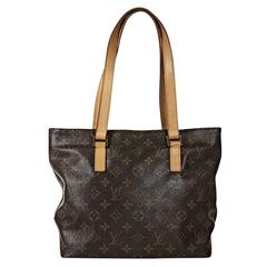 Brown Louis Vuitton Monogram Canvas Tote Bag Brown Louis Vuitton Monogram Canvas Tote Bag