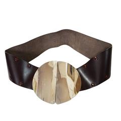 1960s Paco Rabanne Sculptural Silver Metal Circle Belt 9
