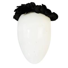 1950s Rare Hubert de Givenchy Couture Silk Hat 5