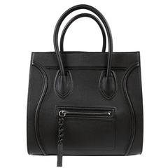 Celine Black Grainy Leather Phantom bag- Medium