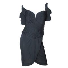 Vicky Tiel Black Cocktail Dress 1