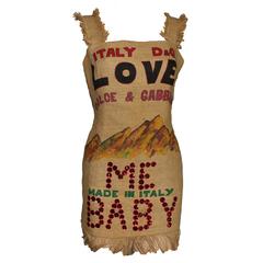 Rare Museum Piece - Dolce & Gabbana 1992 Printed Sack Dress 7
