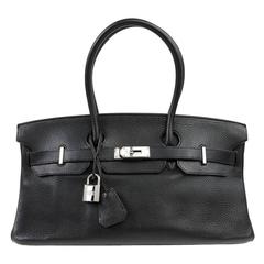 Hermès Black Clemence Leather JPG  Birkin Bag- PHW