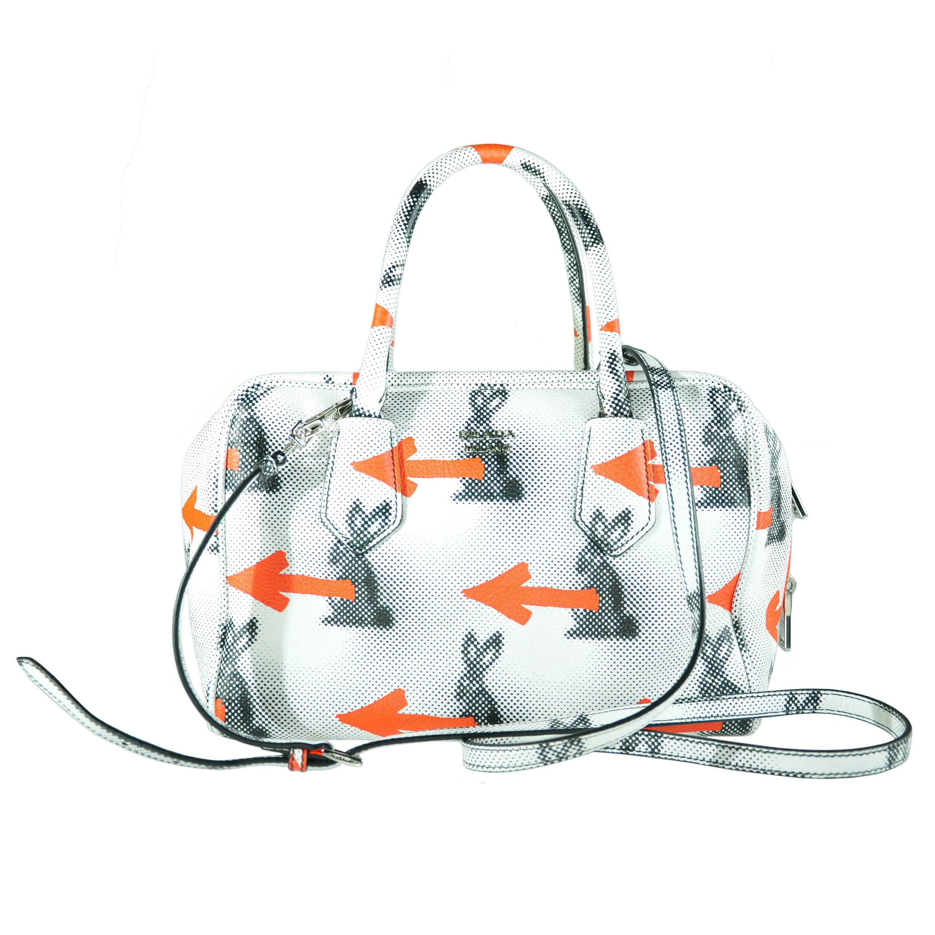 Prada Resort 2016 Collection Bunny Arrow Prints Inside Bag New at 1stDibs | prada  bunny bag