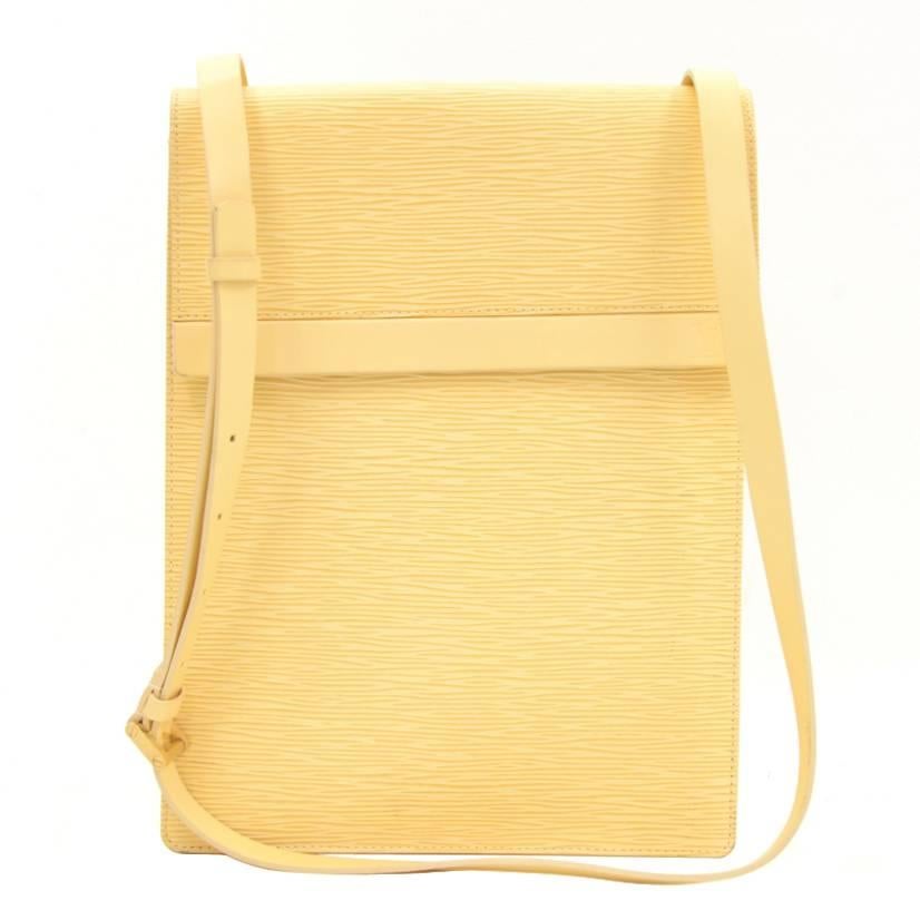 Louis Vuitton Ramatuelle Messenger Vanilla Epi Leather Messenger Shoulder Bag For Sale
