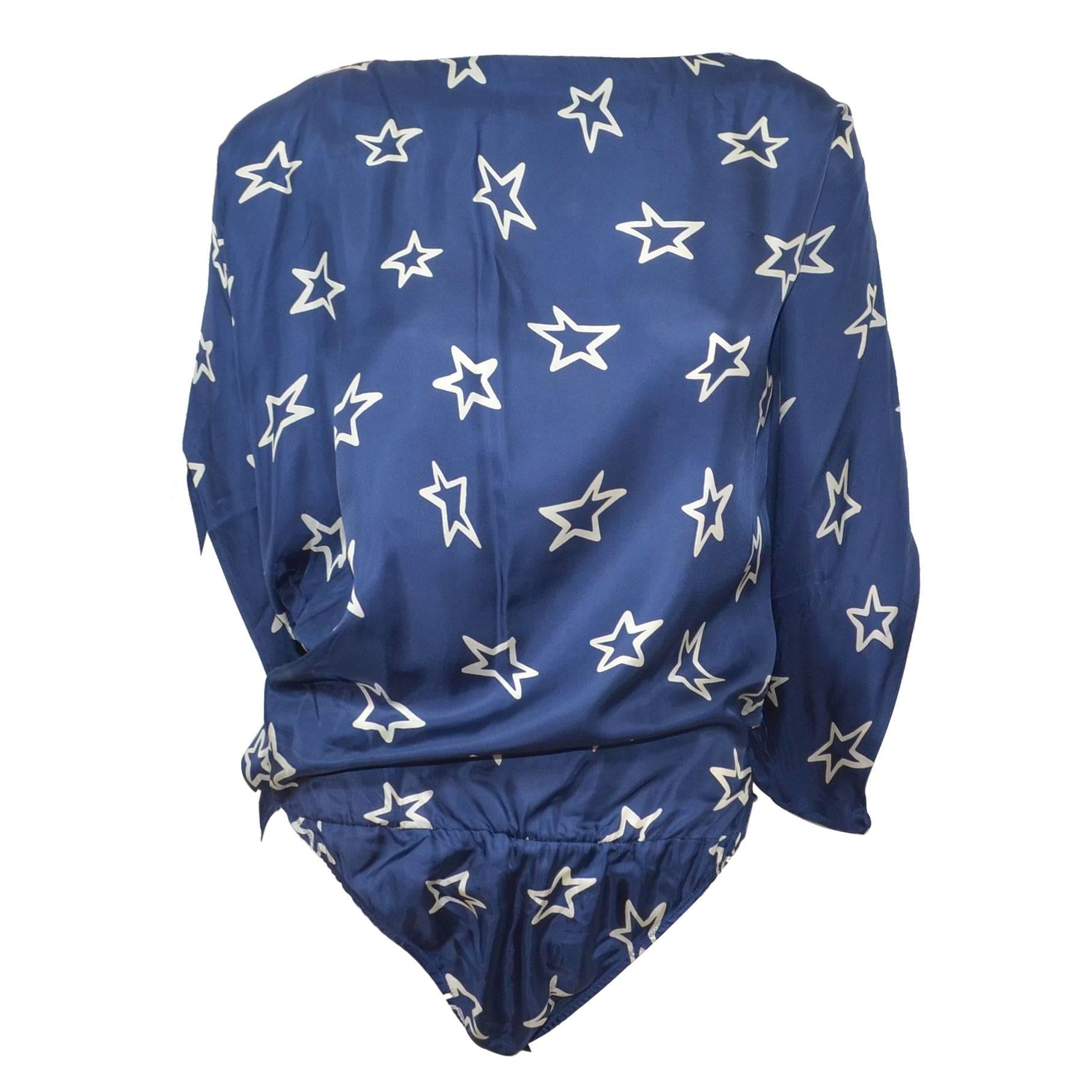 Martin Margiela SS 2007 Bodysuit With Star Print