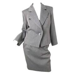 Yves Saint Laurent grey suit 6