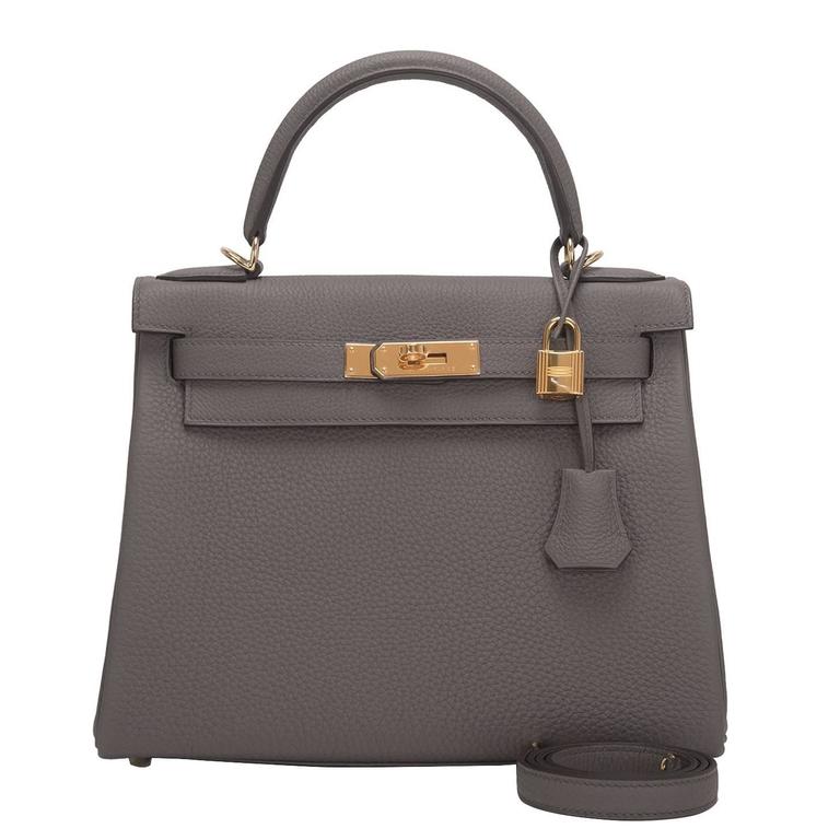 HM KELLY 28CM ETAIN TOGO GOLD HARDWARE