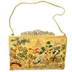 Vintage Austria Jolles Original Tapestry Handbag